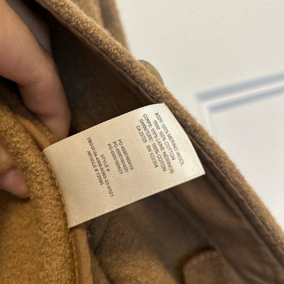 Wilfred Tan Merino Wool shacket - Picture 3 of 6